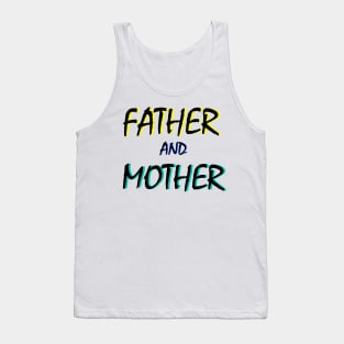 father and mother art design Tank Top